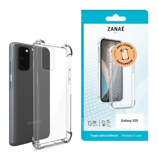 Coque Samsung Galaxy S20 transparente avec coins renforcés