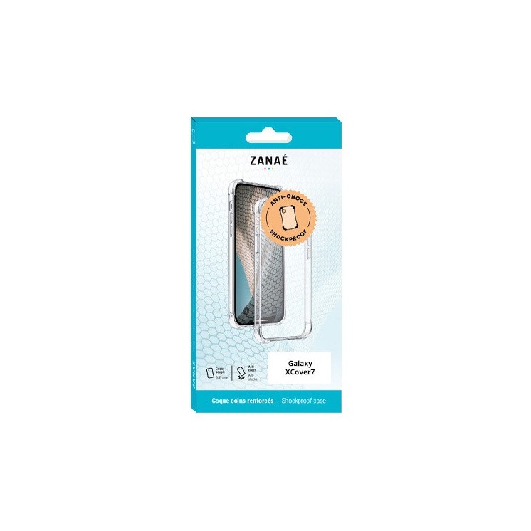 Coque Samsung Galaxy Xcover 7 transparente avec coins renforcés