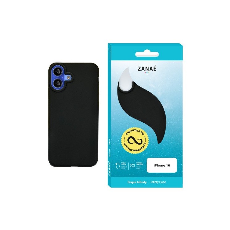 Coque Infinity Iphone 16 noir