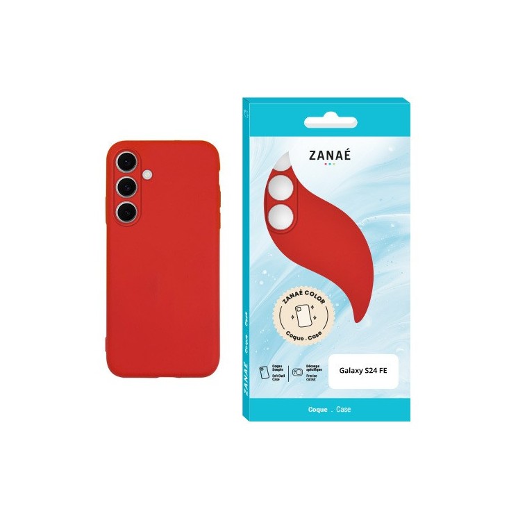 Coque Zanaé Color Samsung Galaxy S24 FE rouge