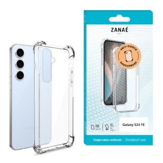 Coque Samsung Galaxy S24 FE transparente avec coins renforcés