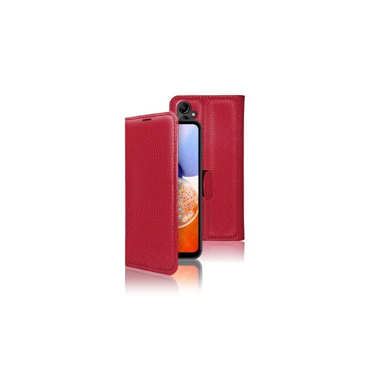 Coque Etui Portefeuille Samsung Galaxy A14 4G / 5G rouge