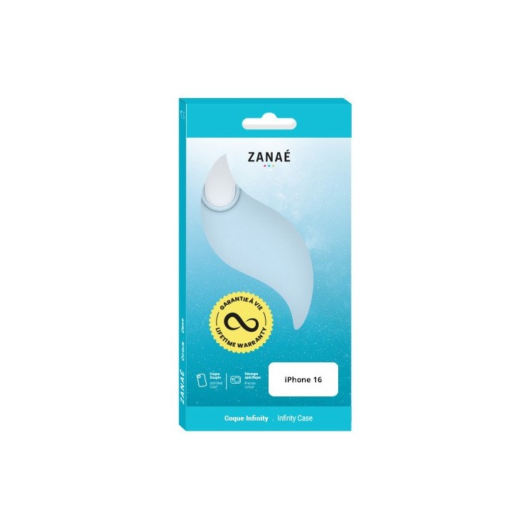 Coque Infinity Iphone 16 infinity bleu clair
