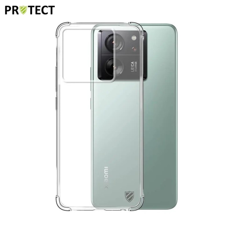 Coque silicone Protect Xiaomi 13T / 13T Pro transparente avec coins renforcés