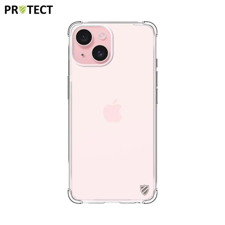 Coque Protect Iphone 15 transparente avec coins renforcés