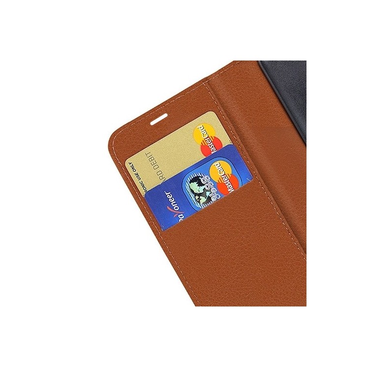 Coque Etui Portefeuille Samsung Galaxy A52 4G / 5G / A52S  marron