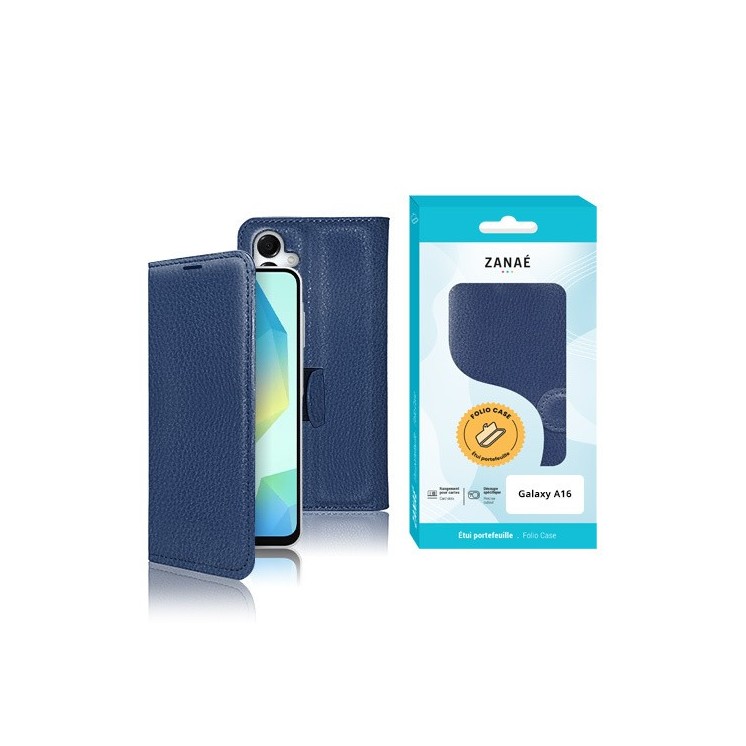 Coque Etui Portefeuille Samsung Galaxy A16 marine