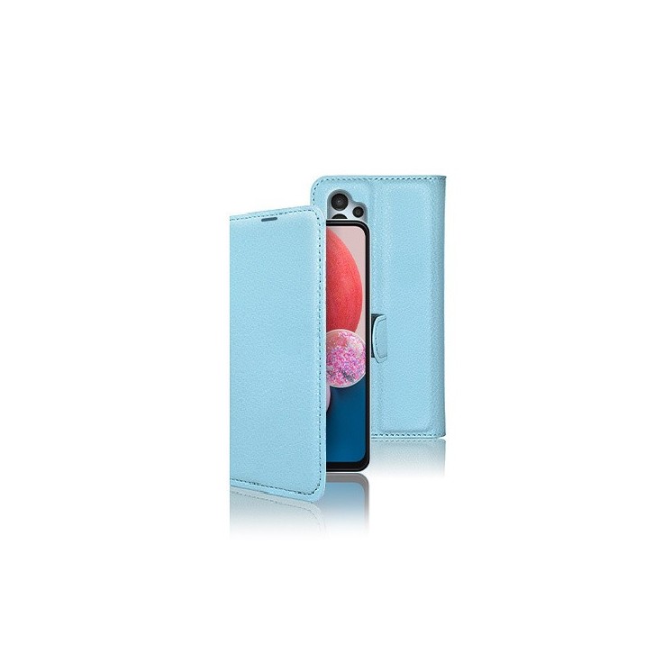 Coque Etui Portefeuille Samsung Galaxy A13 4G bleu