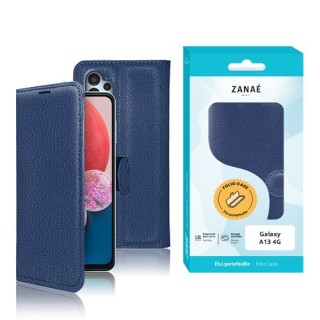 Coque Etui Portefeuille Samsung Galaxy A13 4G marine