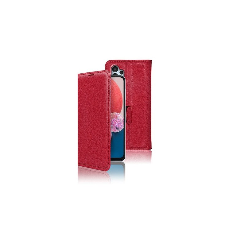 Coque Etui Portefeuille Samsung Galaxy A30S / A50 rouge