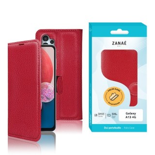 Coque Etui Portefeuille Samsung Galaxy A30S / A50 rouge