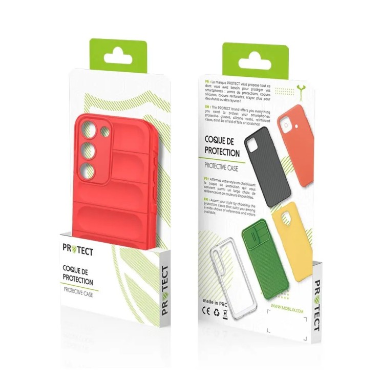 Coque IX008 PROTECT Samsung Galaxy S23 Plus rouge