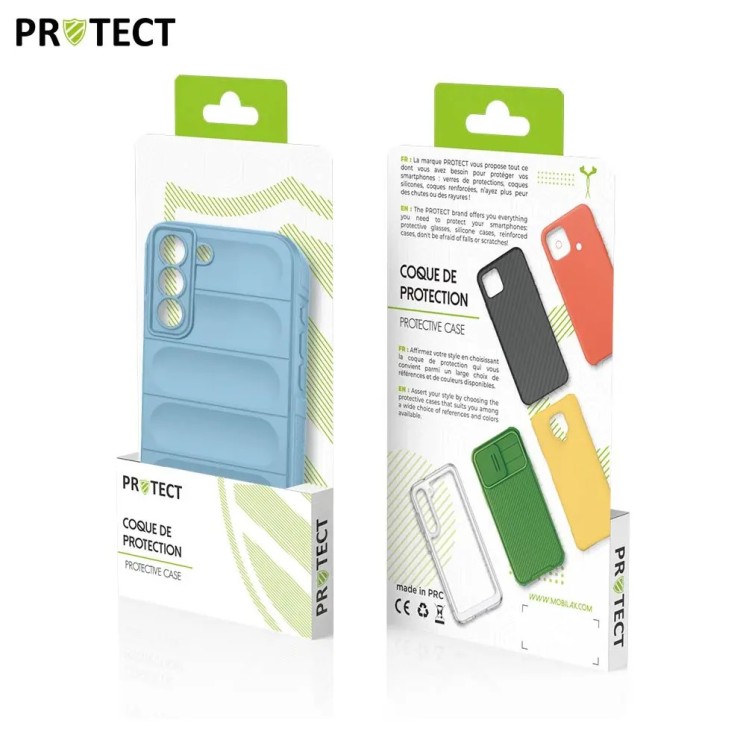 Coque IX008 PROTECT Samsung Galaxy S22 Plus bleu clair