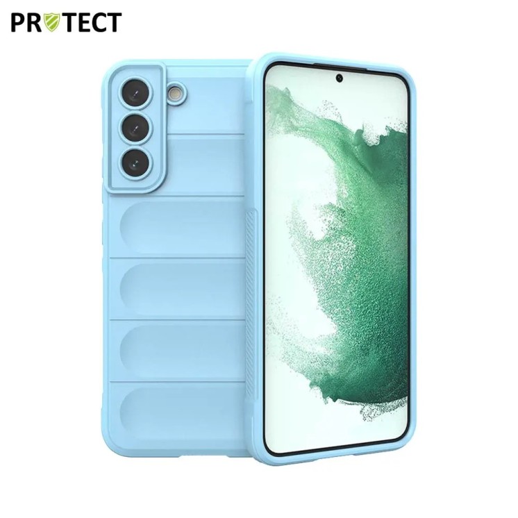 Coque IX008 PROTECT Samsung Galaxy S22 Plus bleu clair