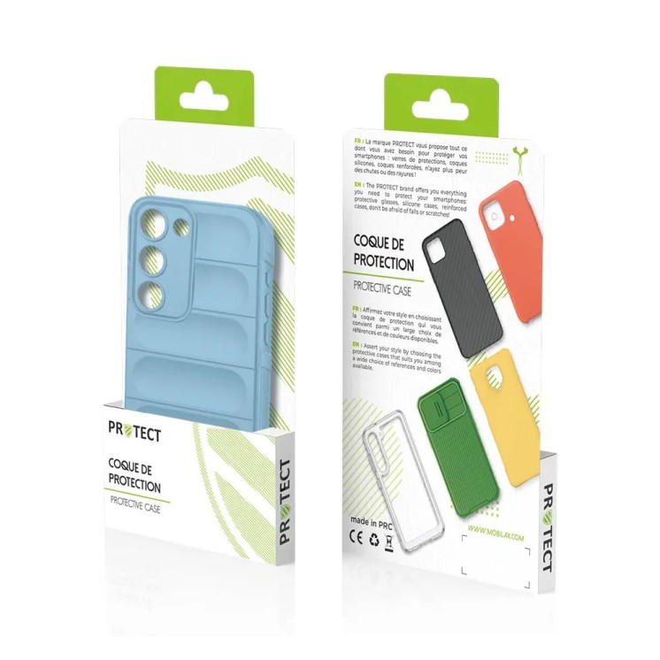 Coque IX008 PROTECT Samsung Galaxy S23 Plus bleu clair