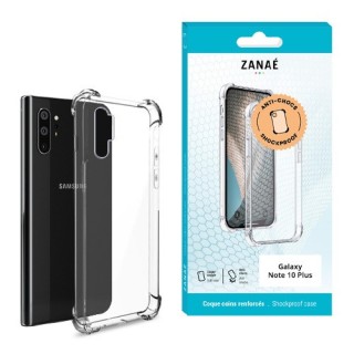 Coque Samsung Galaxy Note 10 Plus transparente avec coins renforcés Coque Samsung Galaxy Note 10 Plus transparente avec coins renforcés