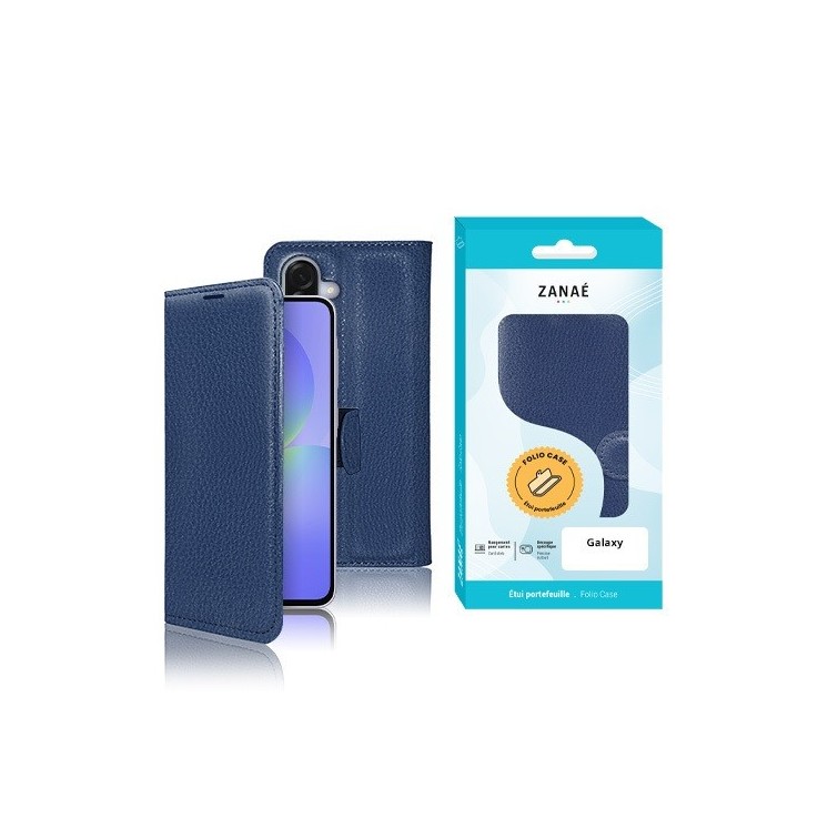 Coque Etui Portefeuille Samsung Galaxy A34 marine