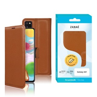 Coque Etui Portefeuille Samsung Galaxy A41 marron Coque Etui Portefeuille Samsung Galaxy A41 marron