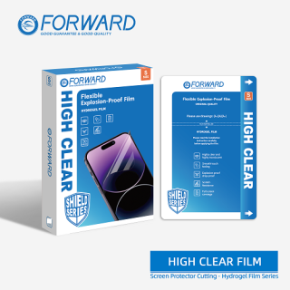 Film Hydrogel Forward High Clear vitre avant ou vitre arrière pour Apple Iphone