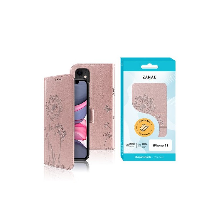 Coque Etui Blowball iPHONE 11 rose