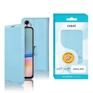 Coque Etui Portefeuille Samsung Galaxy A05S bleu clair