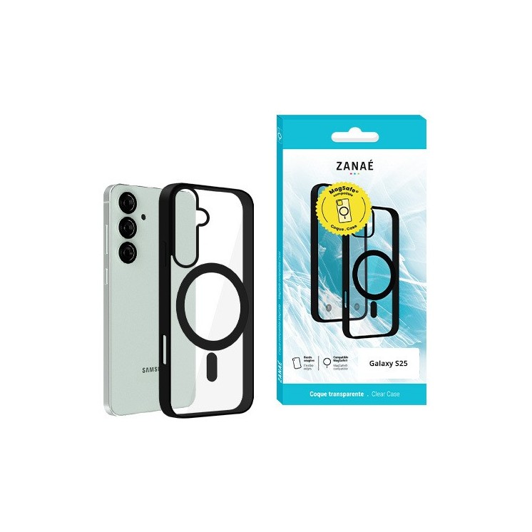 Coque MagSafe Samsung Galaxy S25 noir