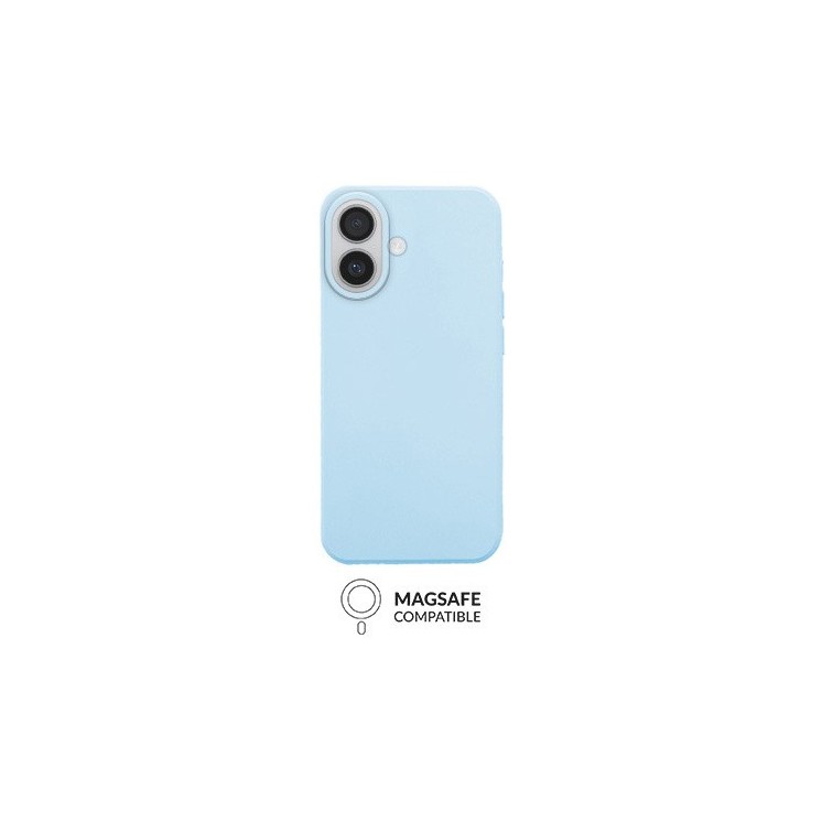 Coque silicone Infinity Magsafe Iphone 17 bleu clair garantie à vie