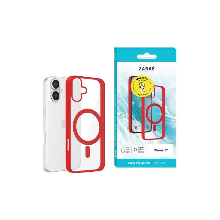 Coque MagSafe Iphone 17 rouge