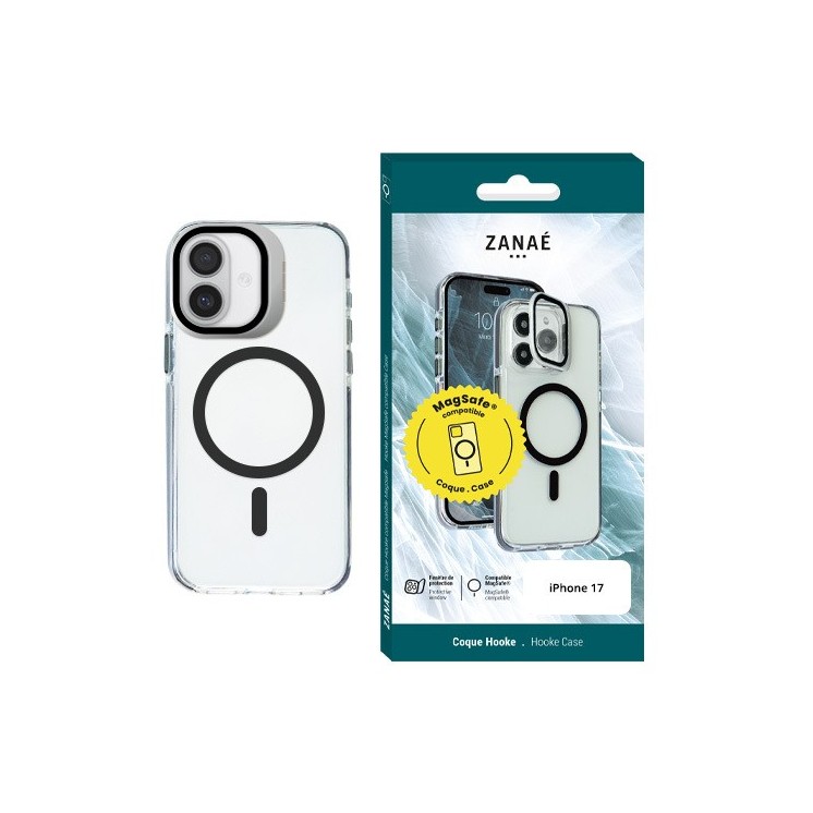 Coque Hooke MagSafe Iphone 17 noir