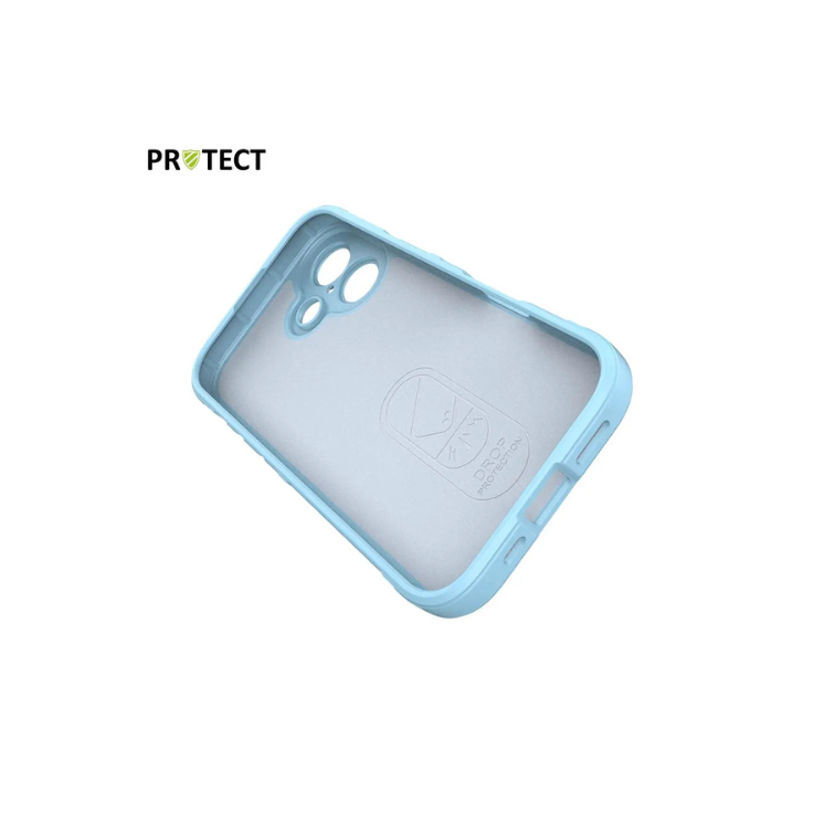 Coque de Protection IX008 PROTECT iPhone 17 bleu clair - vue intérieur