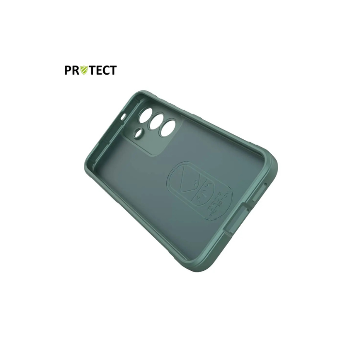 Coque de Protection IX008 PROTECT Samsung galaxy S25 vert foncé - vue dos