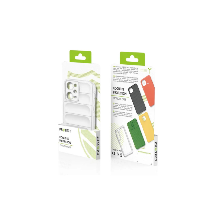 Coque Protect Xiaomi redmi note 12 pro plus 5G blanc / Créa & Connect