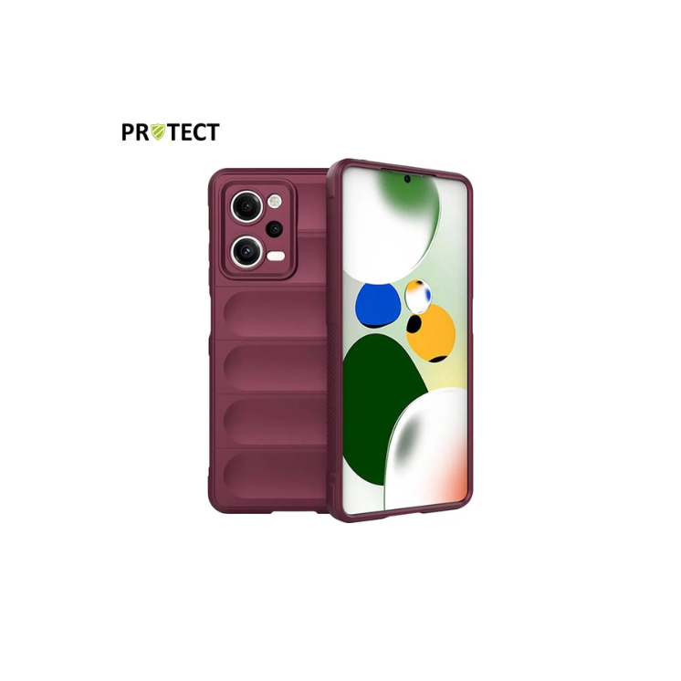 Coque Protect Xiaomi redmi note 12 pro plus 5G prune / Créa & Connect