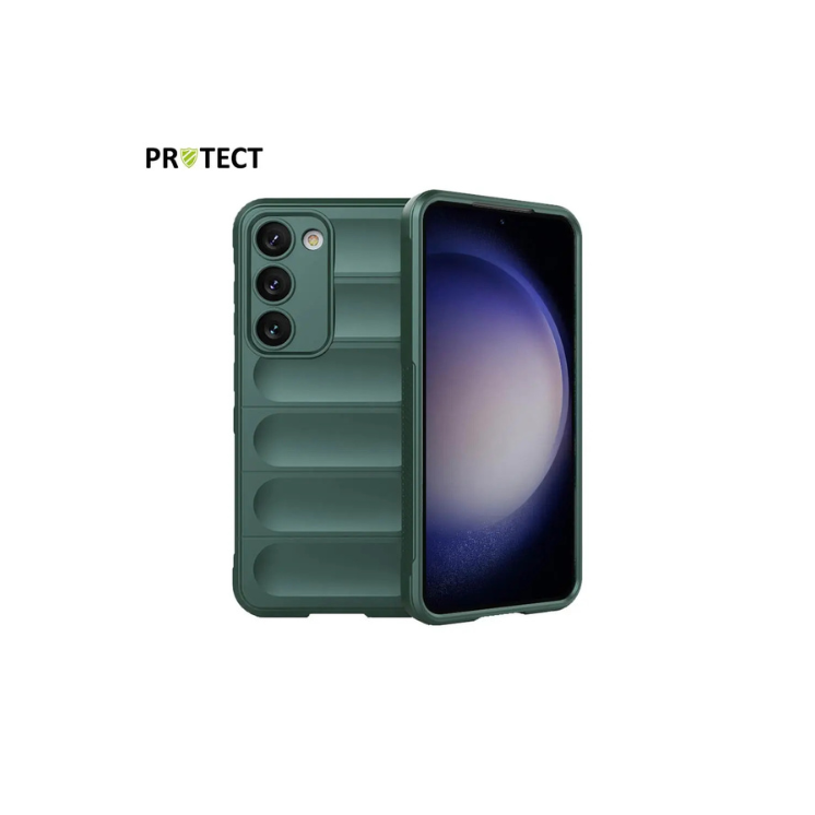 Coque Protect Samsung galaxy S23 plus vert foncé/ Créa & Connect