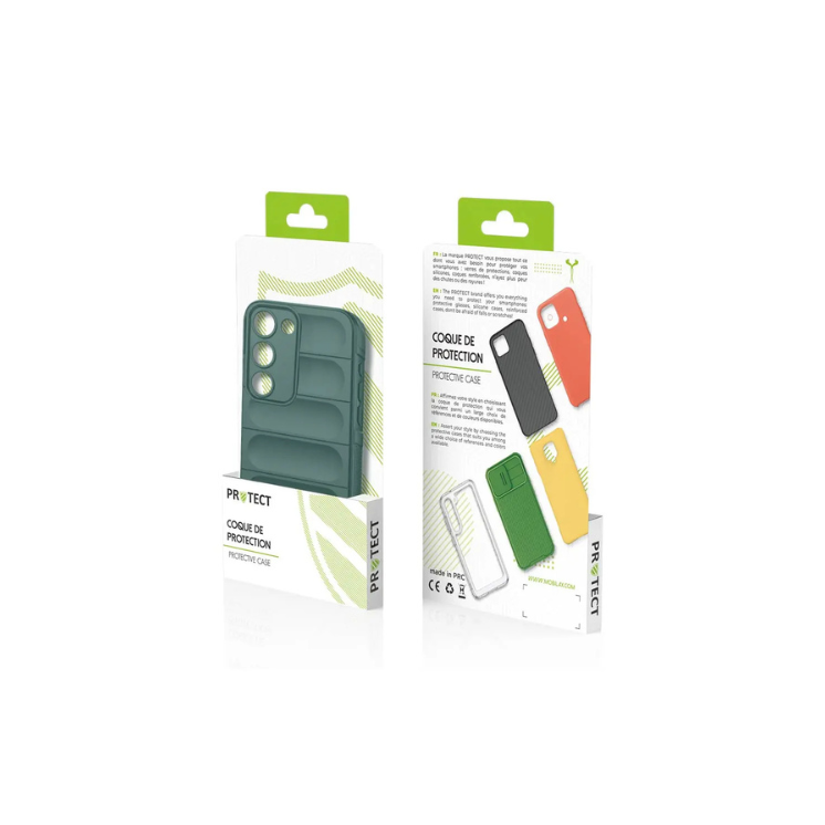 Coque Protect Samsung galaxy S23 plus vert foncé/ Créa & Connect
