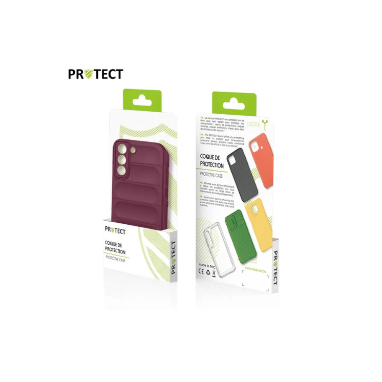 Coque Protect Samsung galaxy S22 plus prune / Créa & Connect