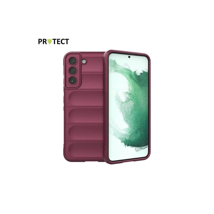 Coque Protect Samsung galaxy S22 plus prune / Créa & Connect