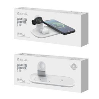 Chargeur 3 en 1 compatible Magsafe 15w