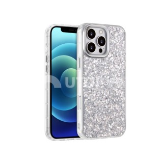 Coque Stardust Apple Iphone 12/12 pro argent / Créa & Connect