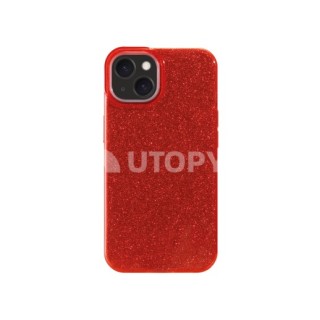 Coque Glitter Apple Iphone XR rouge / Créa & Connect