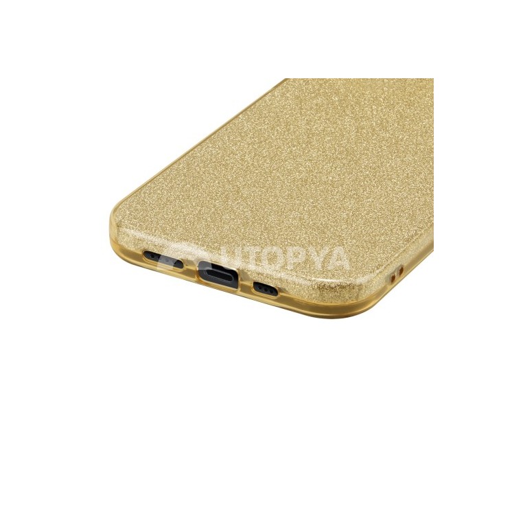 Coque Glitter Apple Iphone X/XS or / Créa & Connect