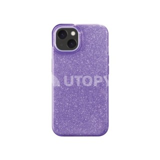Coque Glitter Apple Iphone 13 pro/14 pro violet / Créa & Connect