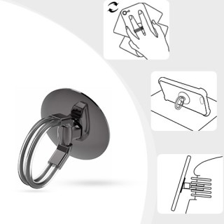 Anneau Rotatif 360° noir