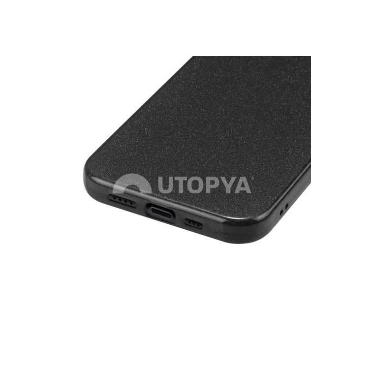 Coque Glitter Samsung galaxy A05S noir / Créa & Connect