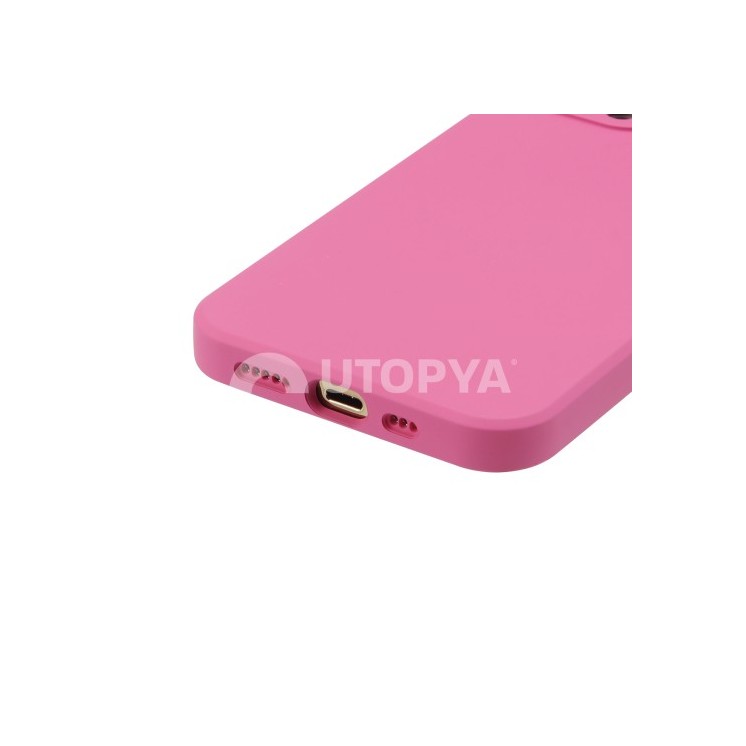 Coque Silicone Samsung Galaxy A15 rose