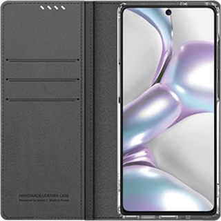 Coque Araree Mustang Diary Etui Portefeuille Samsung Galaxy S20 gris