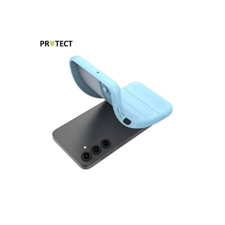 Coque Protect Samsung galaxy A16 bleu clair / Créa & Connect