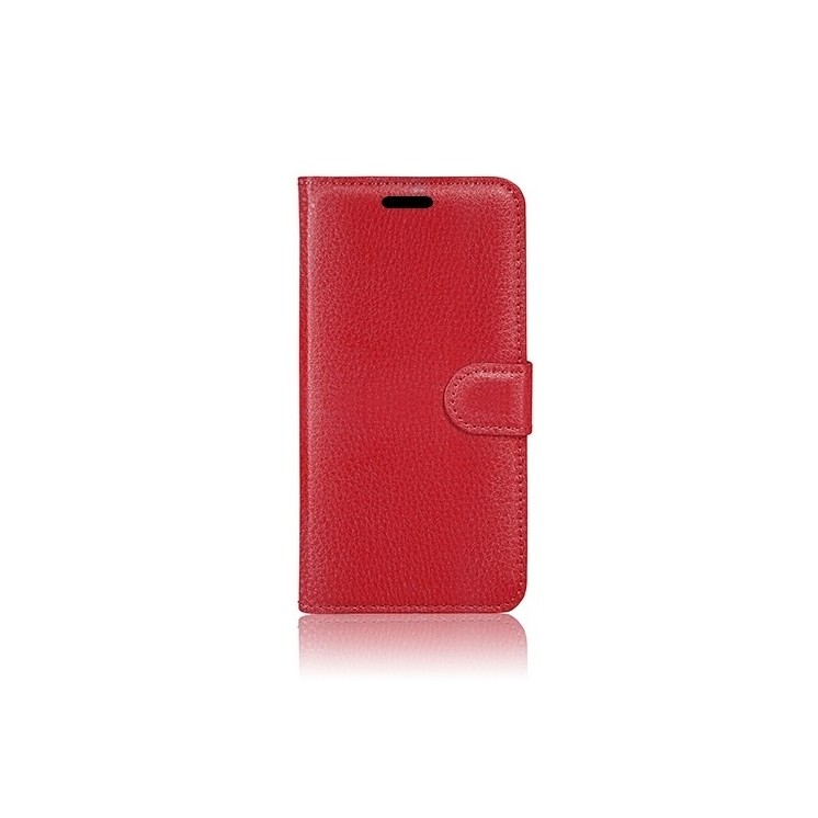 Coque Etui Portefeuille Samsung Galaxy A07 rouge