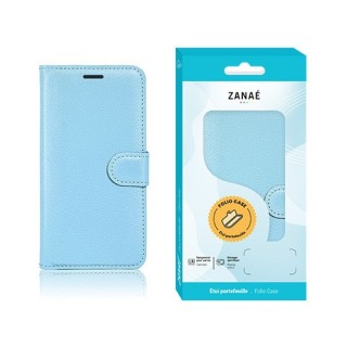 Coque Etui Portefeuille Samsung Galaxy A07 bleu clair