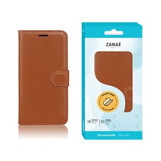 Coque Etui Portefeuille Samsung Galaxy A07 marron